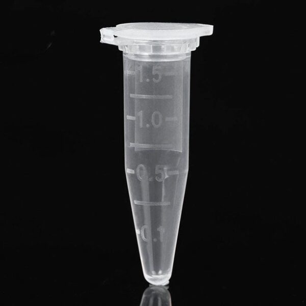 500Pcs Centrifuge Tubes 1.5Ml Clear Plastic Centrifuge Vials with Flat-Top Snap Cap ,Centrifuge Vial Snap Cap - Image 2